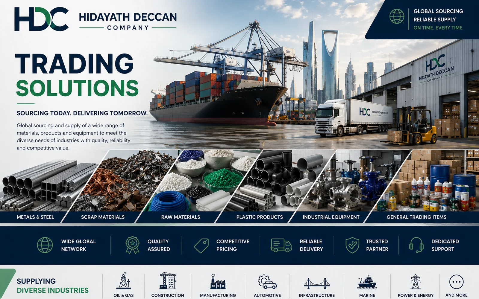 Trading and distribution operations of Hidayath Deccan Company